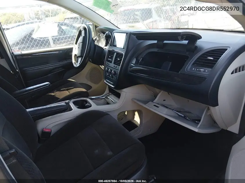 2013 DODGE CARAVAN VIN 2C4RDGCG8DR552970 — фото 5