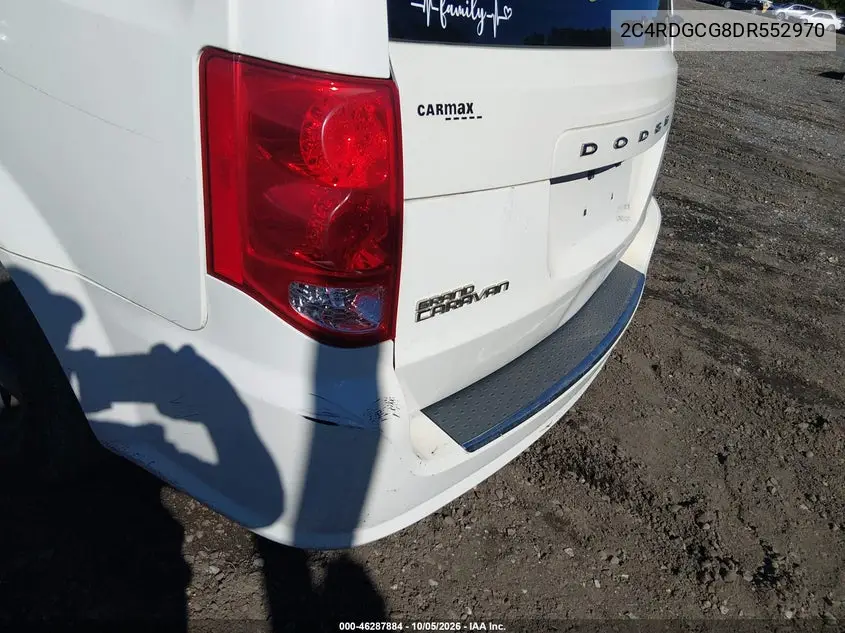 2013 DODGE CARAVAN VIN 2C4RDGCG8DR552970 — фото 6