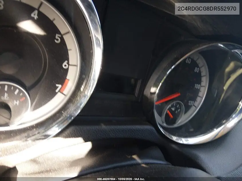 2013 DODGE CARAVAN VIN 2C4RDGCG8DR552970 — фото 7