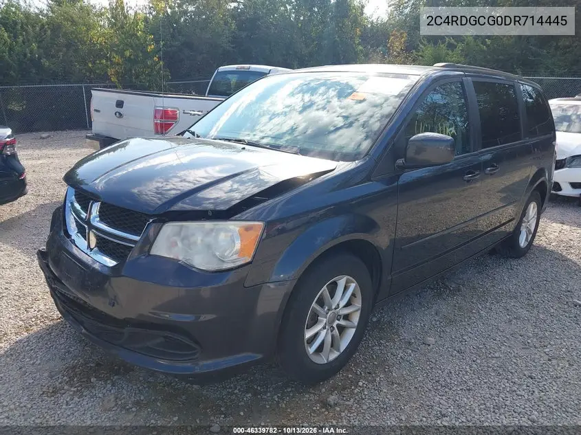 2013 DODGE CARAVAN VIN 2C4RDGCG0DR714445 — фото 2