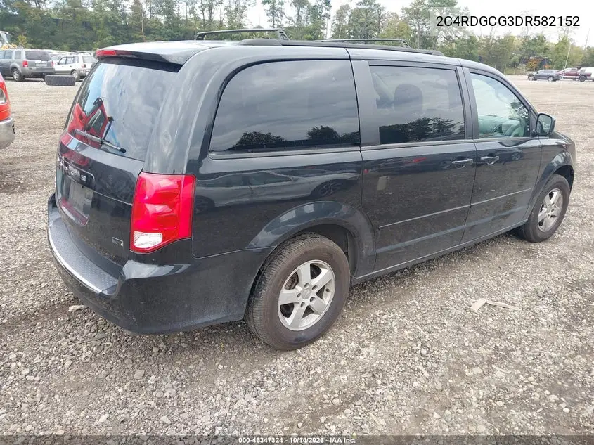 2013 DODGE CARAVAN VIN 2C4RDGCG3DR582152 — фото 4