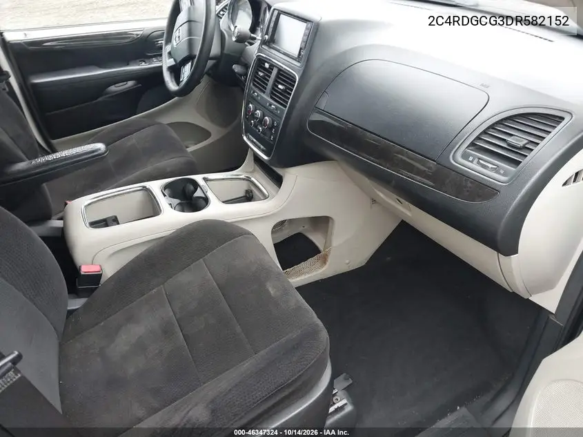 2013 DODGE CARAVAN VIN 2C4RDGCG3DR582152 — фото 5