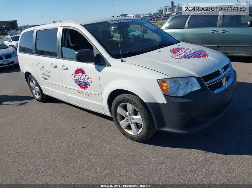 DODGE CARAVAN 2013, VIN 2C4RDGBG1DR714150