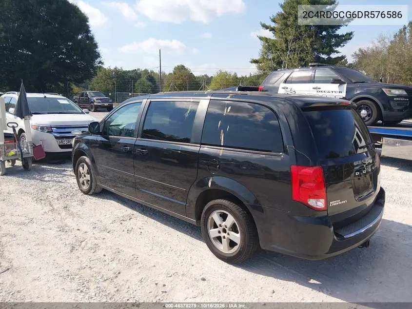 2013 DODGE CARAVAN VIN 2C4RDGCG6DR576586 — фото 3