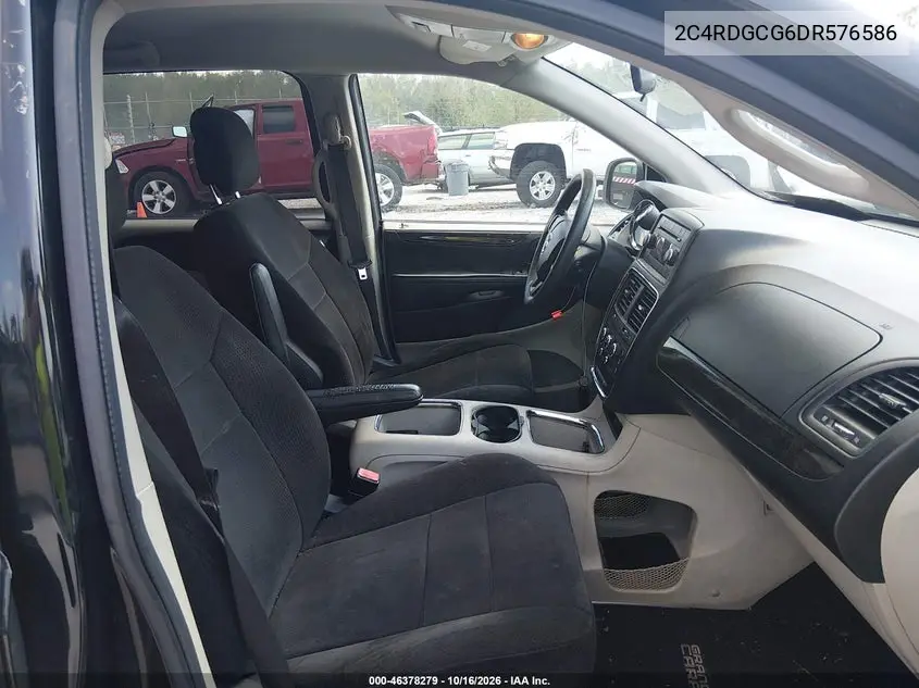 2013 DODGE CARAVAN VIN 2C4RDGCG6DR576586 — фото 5