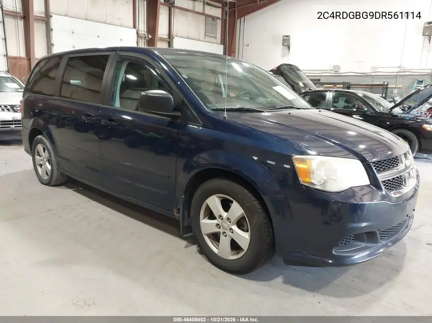 DODGE CARAVAN 2013, VIN 2C4RDGBG9DR561114