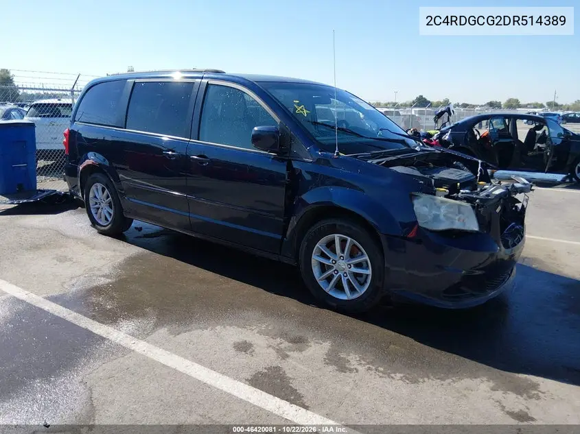 DODGE CARAVAN 2013, VIN 2C4RDGCG2DR514389