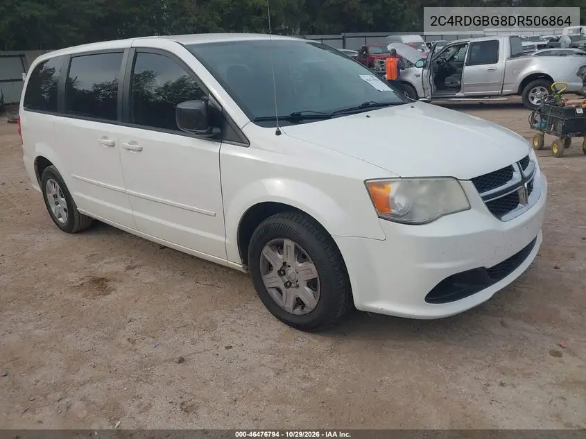 DODGE CARAVAN 2013, VIN 2C4RDGBG8DR506864