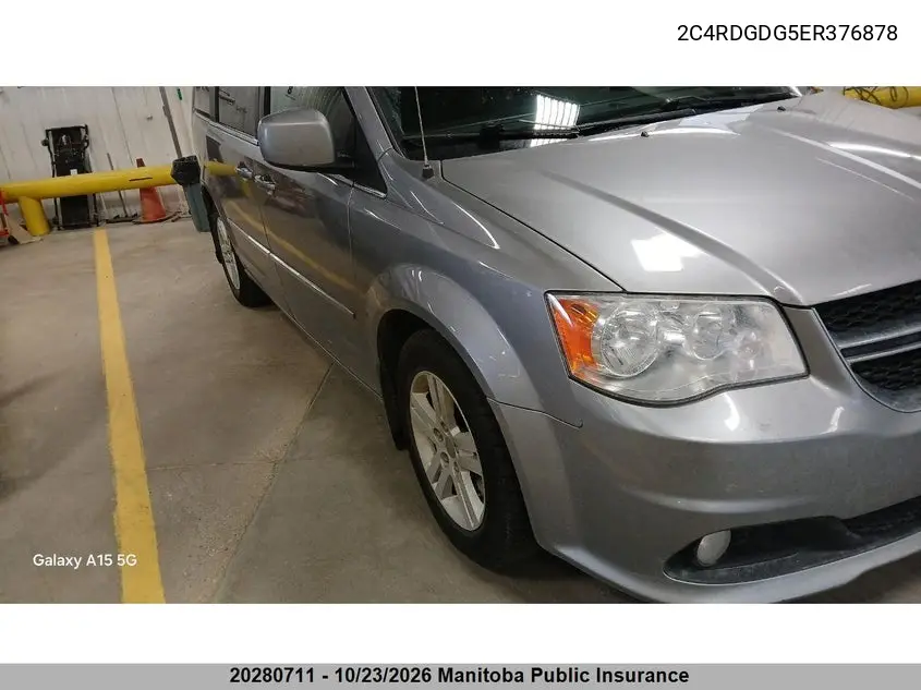 DODGE CARAVAN 2014, VIN 2C4RDGDG5ER376878