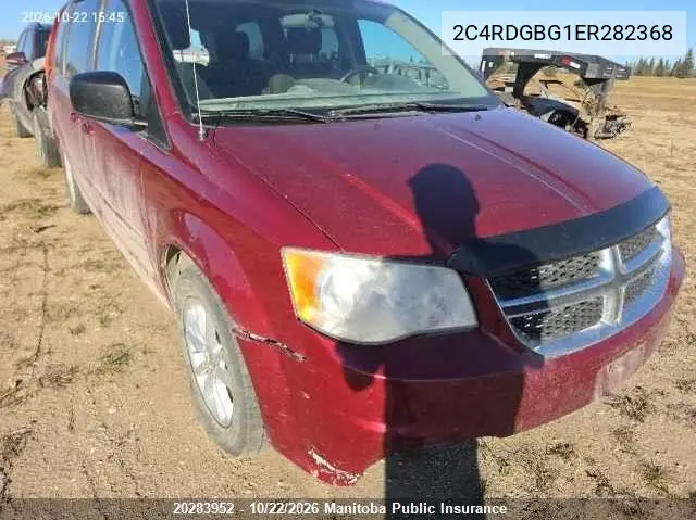 DODGE CARAVAN 2014, VIN 2C4RDGBG1ER282368
