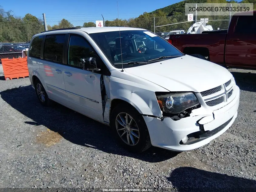 DODGE CARAVAN 2014, VIN 2C4RDGEG7ER335859