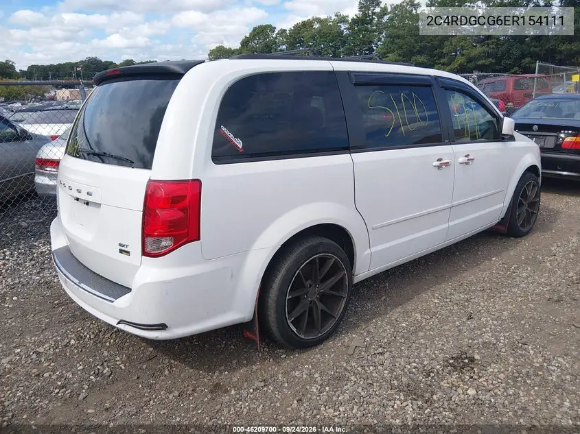 2014 DODGE CARAVAN VIN 2C4RDGCG6ER154111 — фото 4