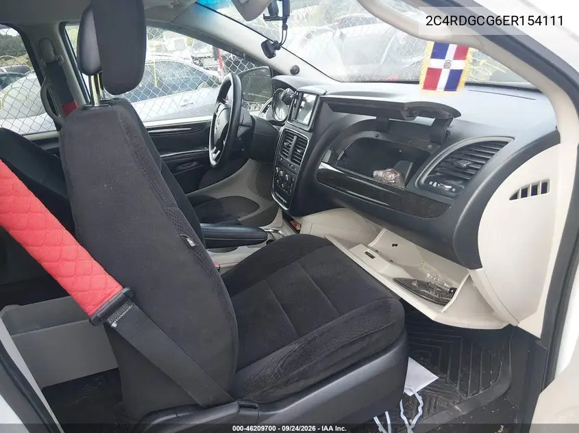 2014 DODGE CARAVAN VIN 2C4RDGCG6ER154111 — фото 5