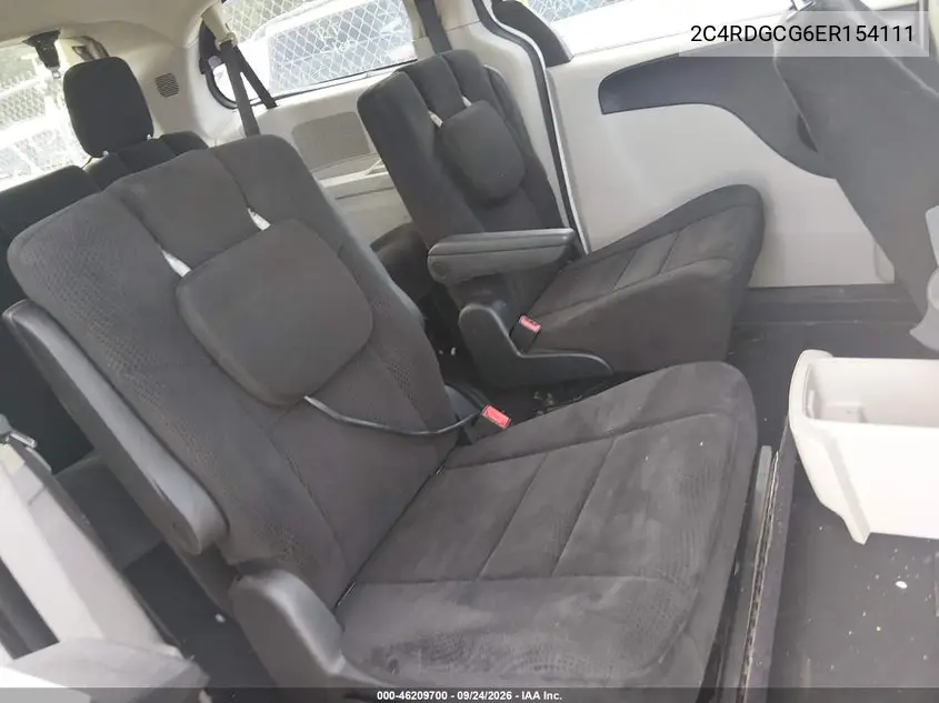 2014 DODGE CARAVAN VIN 2C4RDGCG6ER154111 — фото 8