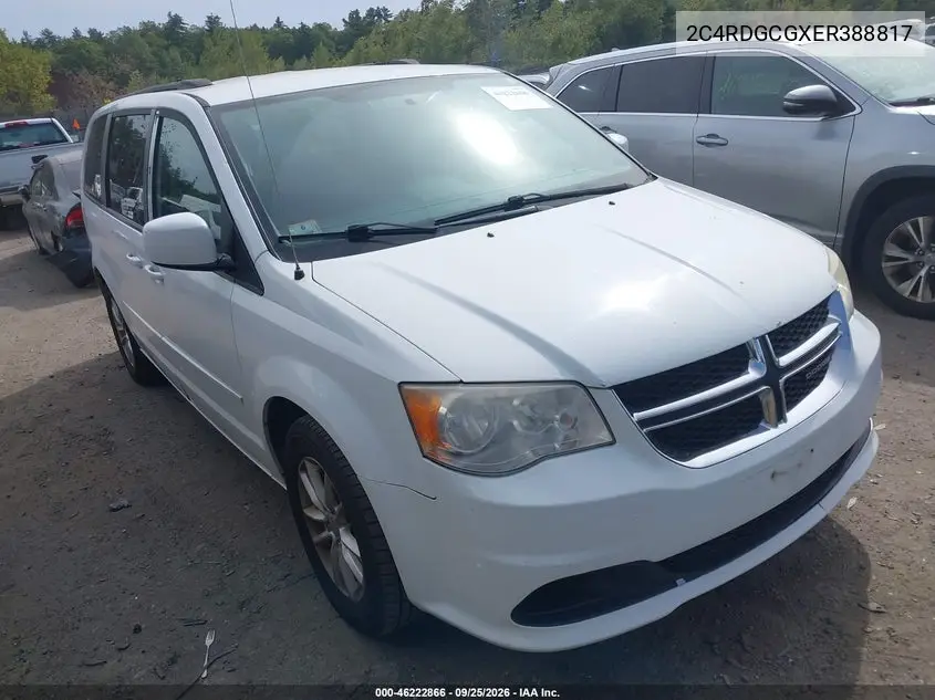 DODGE CARAVAN 2014, VIN 2C4RDGCGXER388817