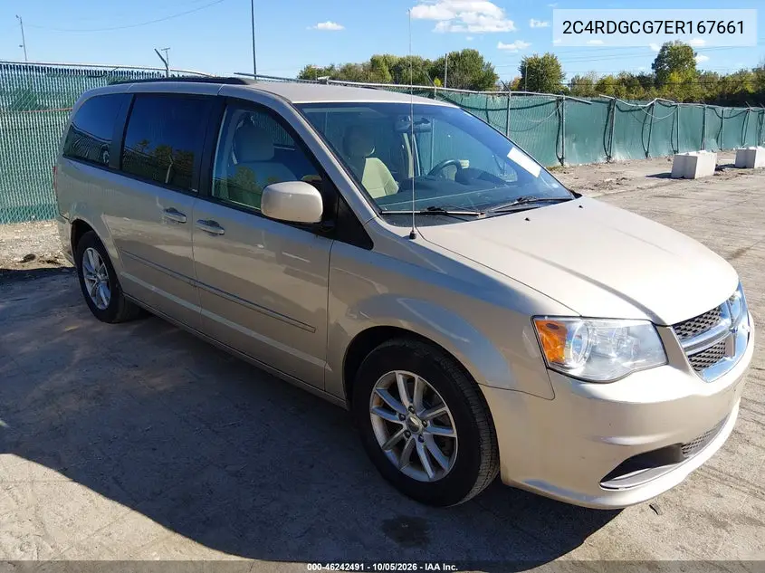 DODGE CARAVAN 2014, VIN 2C4RDGCG7ER167661