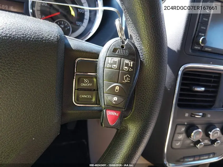 2014 DODGE CARAVAN VIN 2C4RDGCG7ER167661 — фото 11