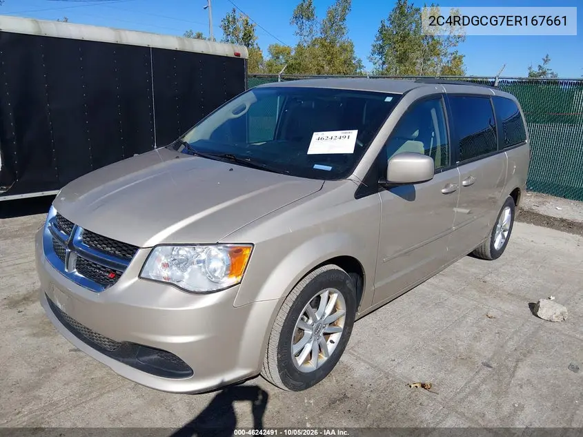 2014 DODGE CARAVAN VIN 2C4RDGCG7ER167661 — фото 2