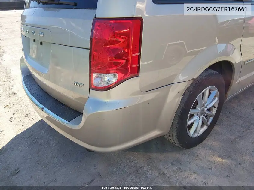 2014 DODGE CARAVAN VIN 2C4RDGCG7ER167661 — фото 6