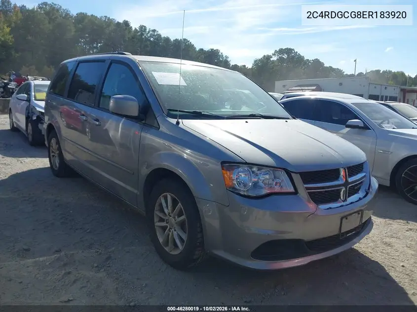 DODGE CARAVAN 2014, VIN 2C4RDGCG8ER183920