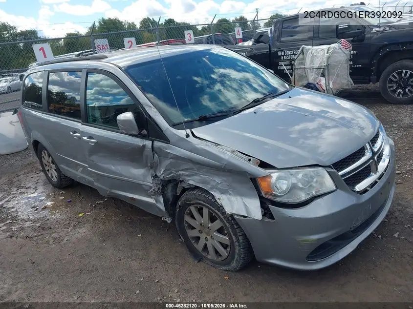 DODGE CARAVAN 2014, VIN 2C4RDGCG1ER392092