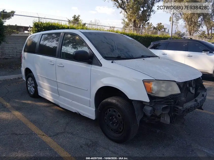 DODGE CARAVAN 2014, VIN 2C7WDGBG7ER384280