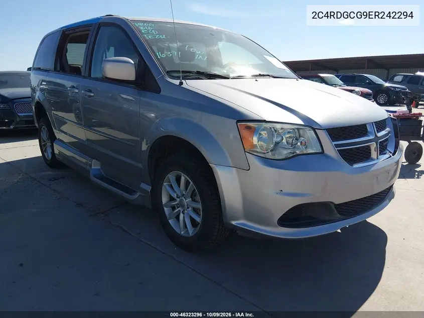 DODGE CARAVAN 2014, VIN 2C4RDGCG9ER242294