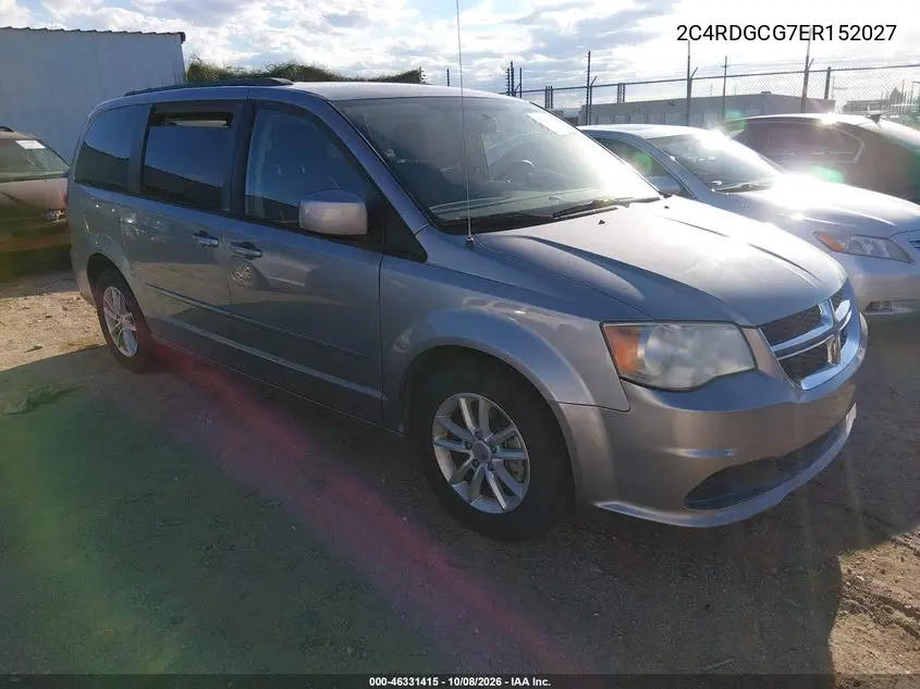 DODGE CARAVAN 2014, VIN 2C4RDGCG7ER152027
