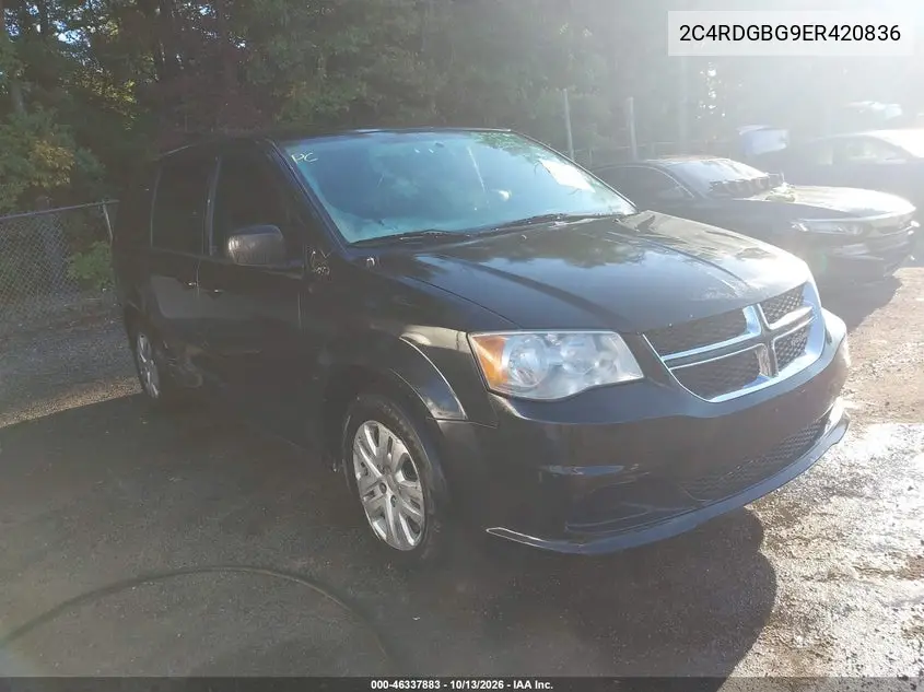 DODGE CARAVAN 2014, VIN 2C4RDGBG9ER420836