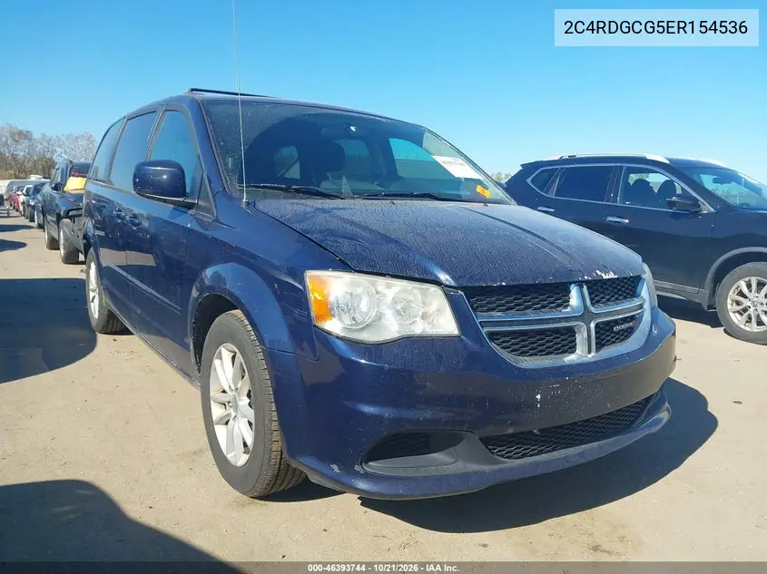 DODGE CARAVAN 2014, VIN 2C4RDGCG5ER154536