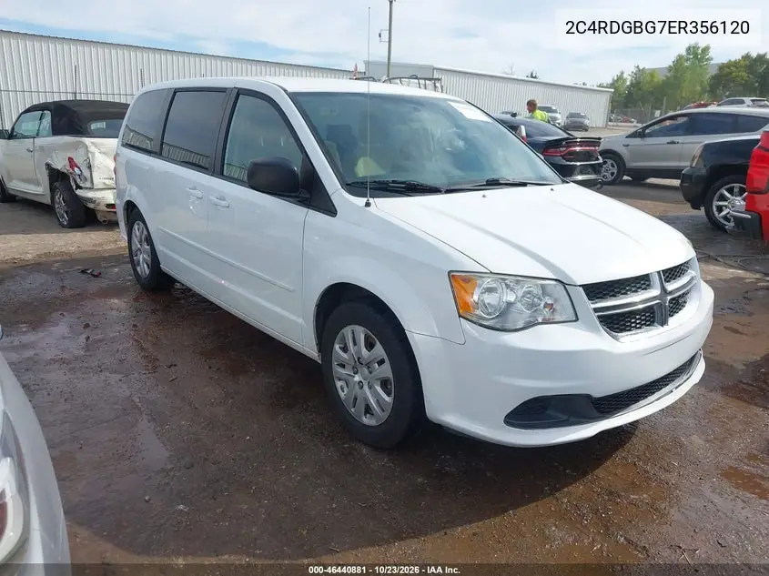 DODGE CARAVAN 2014, VIN 2C4RDGBG7ER356120