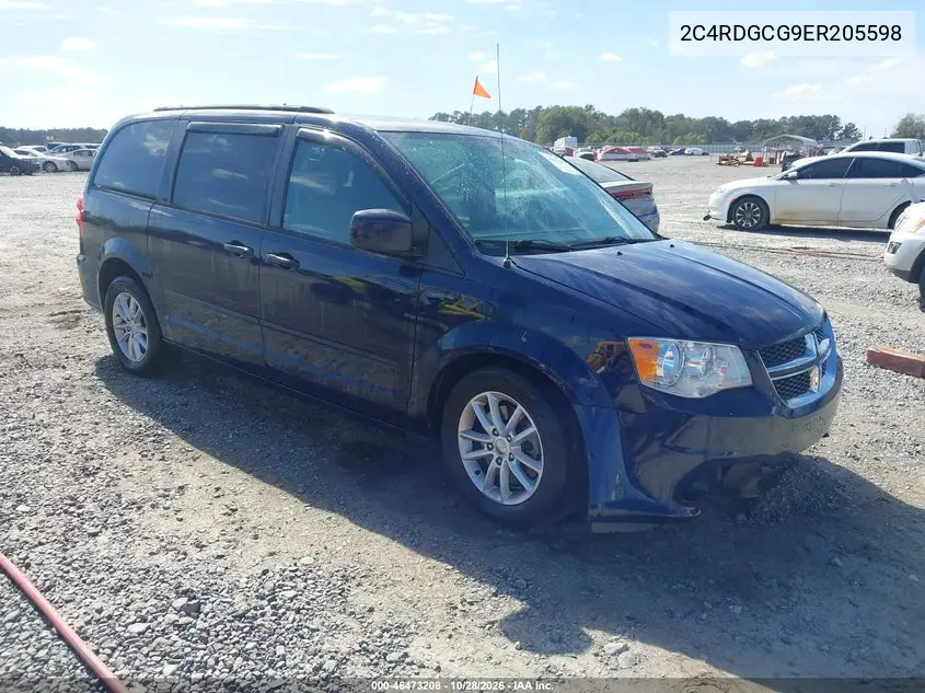DODGE CARAVAN 2014, VIN 2C4RDGCG9ER205598