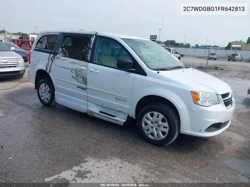 DODGE CARAVAN 2015, VIN 2C7WDGBG1FR642813