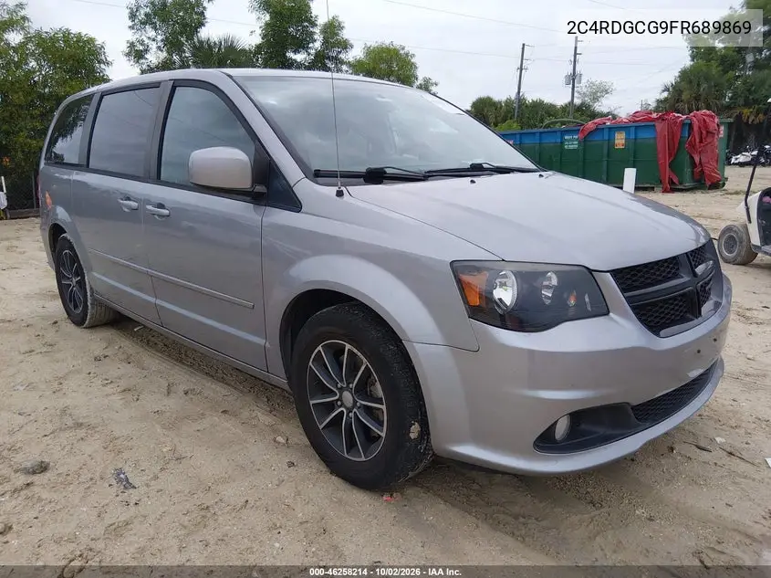 DODGE CARAVAN 2015, VIN 2C4RDGCG9FR689869