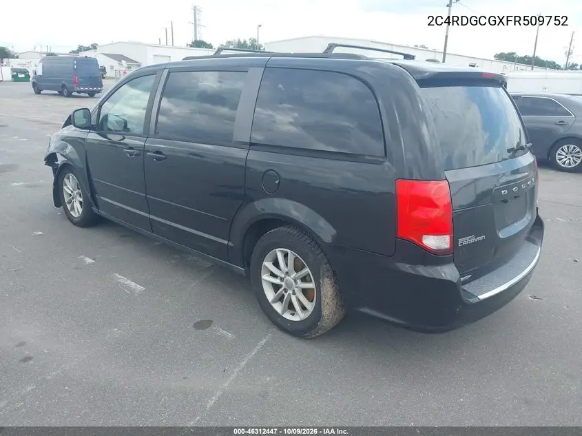 2015 DODGE CARAVAN VIN 2C4RDGCGXFR509752 — фото 3
