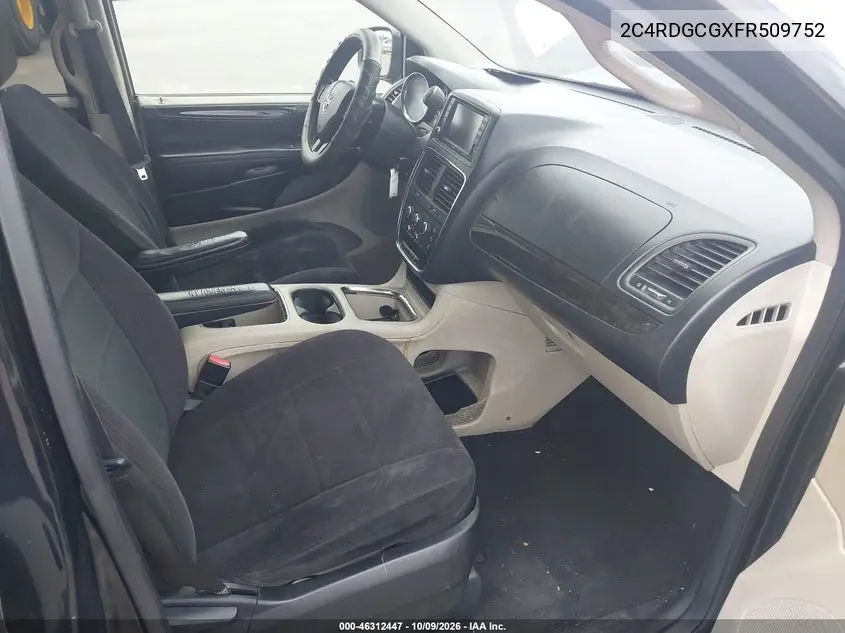 2015 DODGE CARAVAN VIN 2C4RDGCGXFR509752 — фото 5