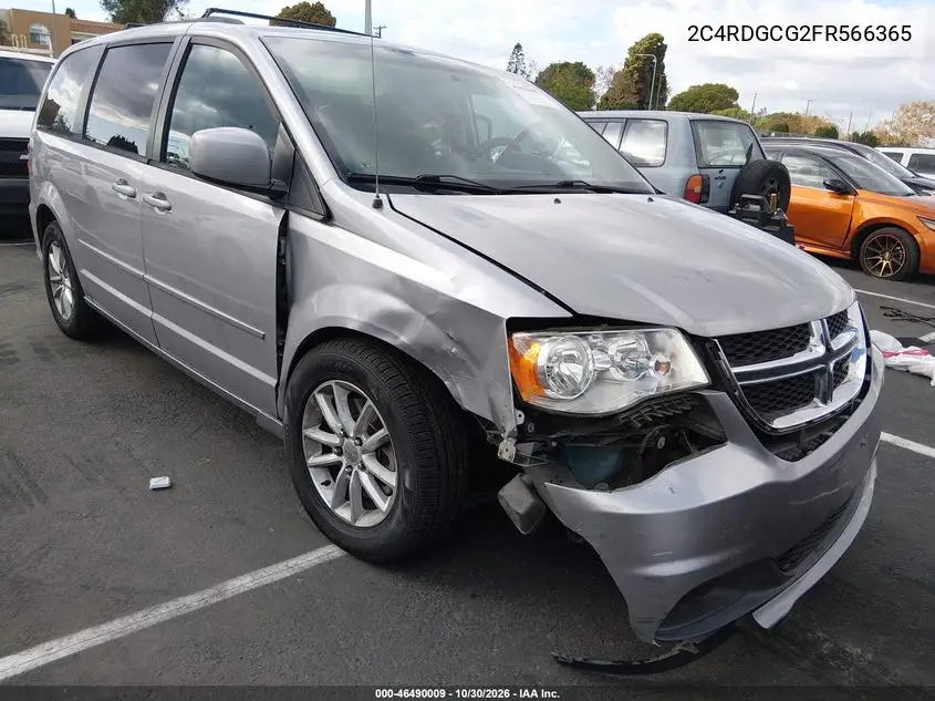 DODGE CARAVAN 2015, VIN 2C4RDGCG2FR566365