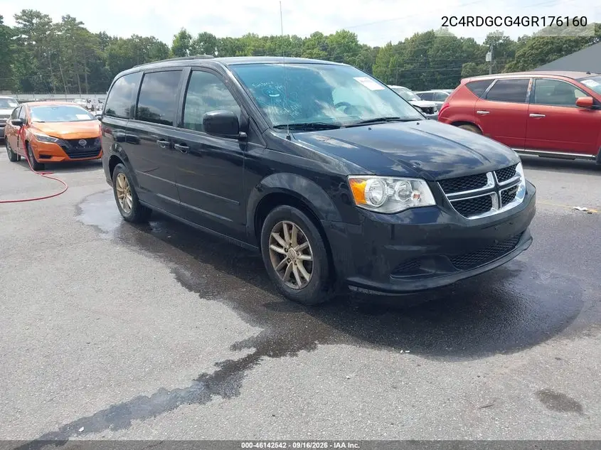 DODGE CARAVAN 2016, VIN 2C4RDGCG4GR176160