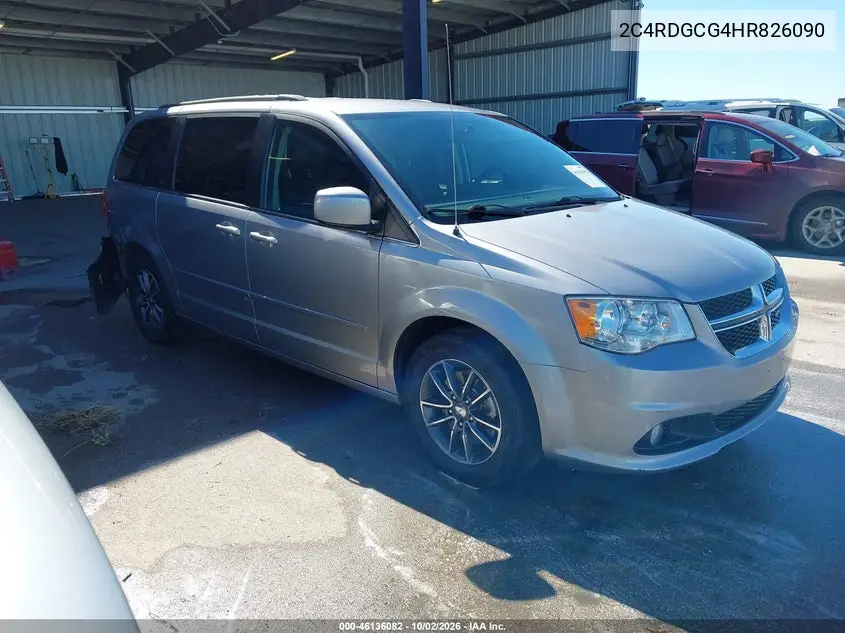 DODGE CARAVAN 2017, VIN 2C4RDGCG4HR826090