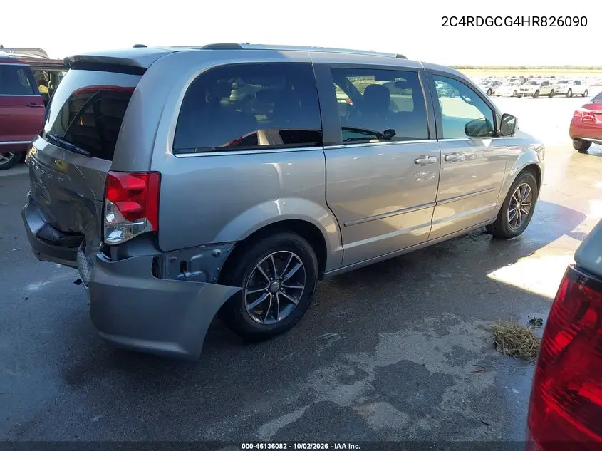 2017 DODGE CARAVAN VIN 2C4RDGCG4HR826090 — фото 4