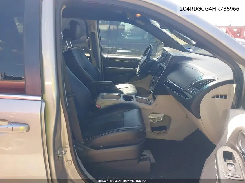 2017 DODGE CARAVAN VIN 2C4RDGCG4HR735966 — фото 5