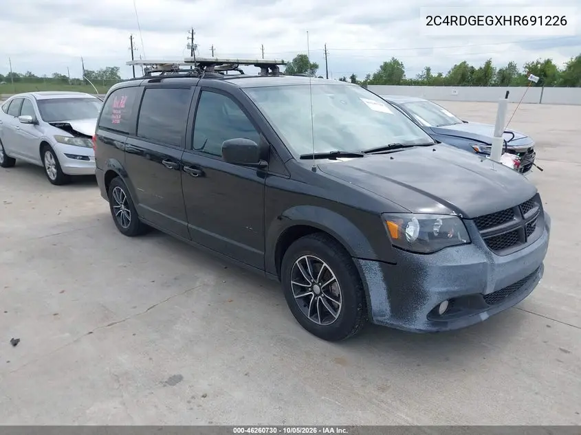 DODGE CARAVAN 2017, VIN 2C4RDGEGXHR691226