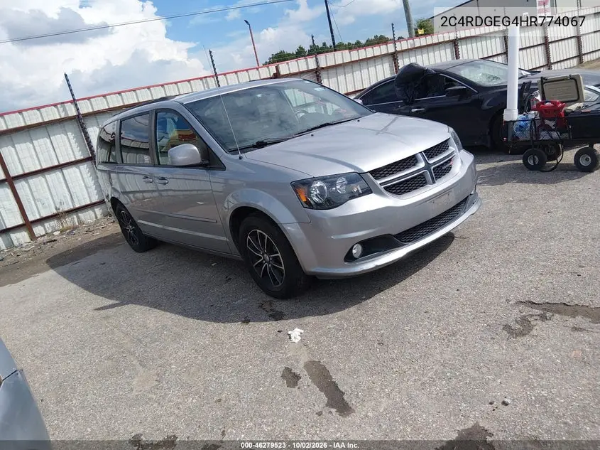 DODGE CARAVAN 2017, VIN 2C4RDGEG4HR774067