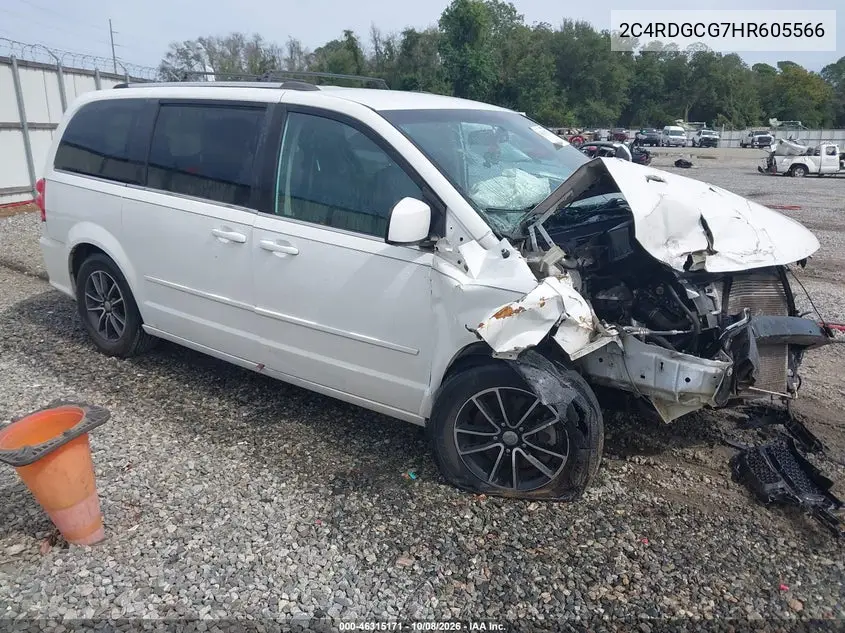 DODGE CARAVAN 2017, VIN 2C4RDGCG7HR605566