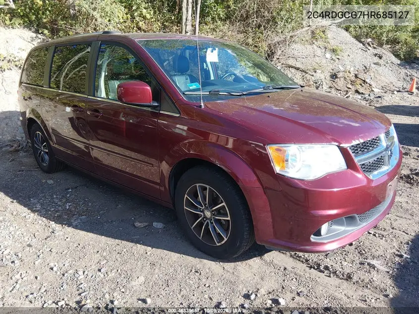 DODGE CARAVAN 2017, VIN 2C4RDGCG7HR685127