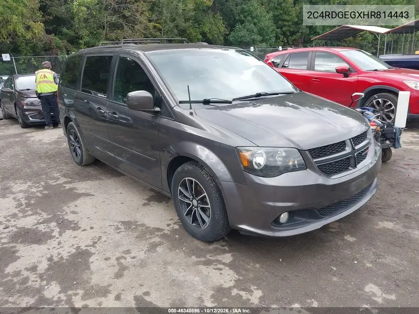 DODGE CARAVAN 2017, VIN 2C4RDGEGXHR814443