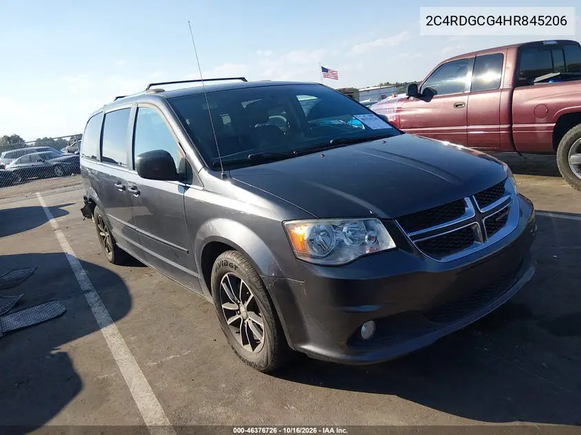 DODGE CARAVAN 2017, VIN 2C4RDGCG4HR845206