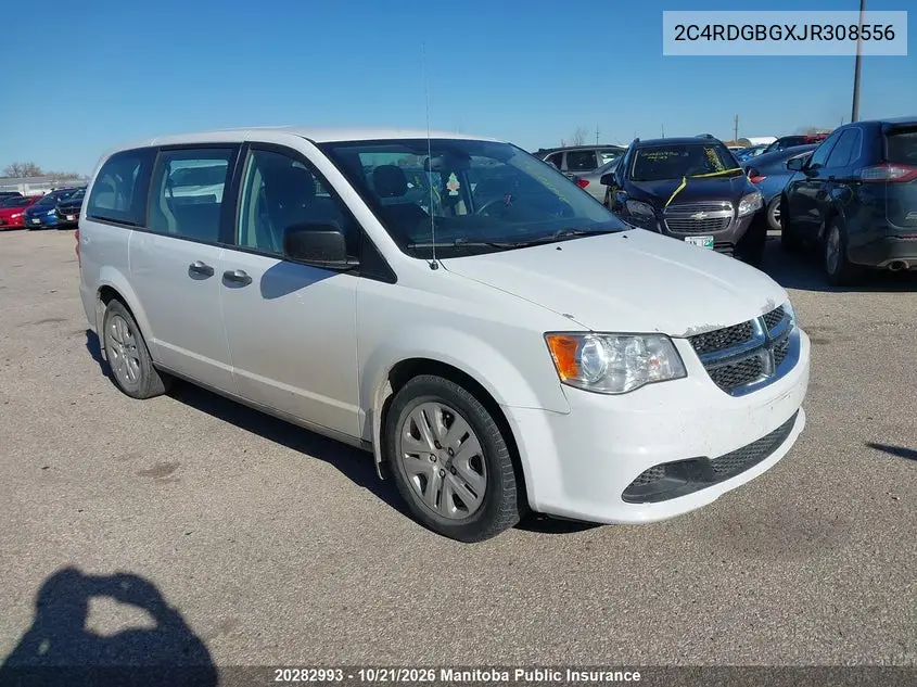 DODGE CARAVAN 2018, VIN 2C4RDGBGXJR308556