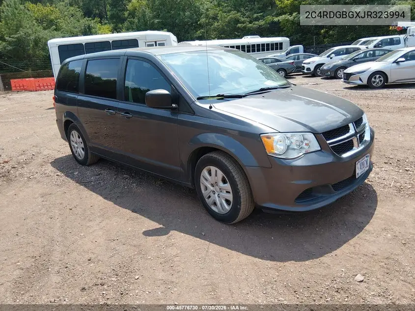 DODGE CARAVAN 2018, VIN 2C4RDGBGXJR323994