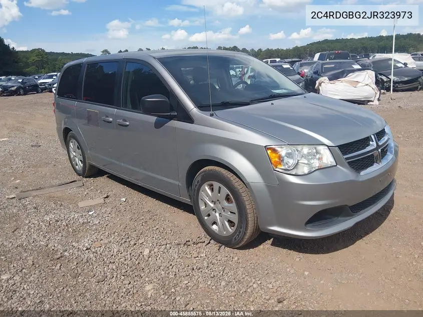 DODGE CARAVAN 2018, VIN 2C4RDGBG2JR323973